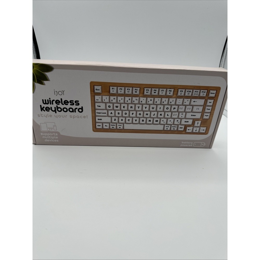 iJoy Wireless Wooden‎ Keyboard - Open Box